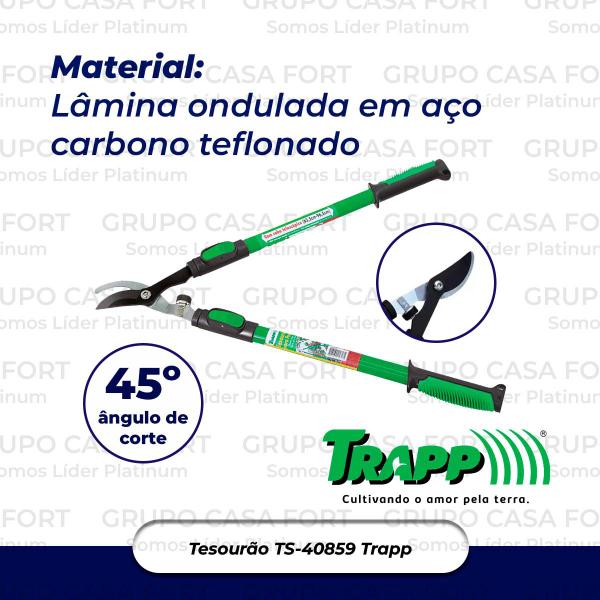 Imagem de Tesourão Telescópico 63-95cm Para Cerca Viva Ts 40859 Trapp