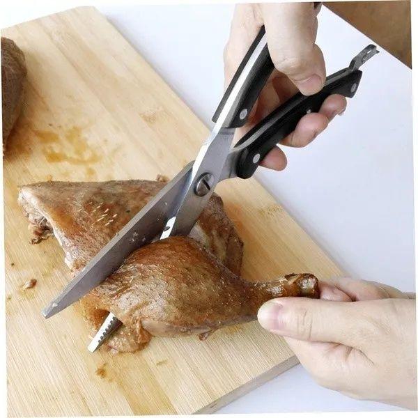 Imagem de Tesouras Para Desossar Frango Peixe E Para Cortar Legumes