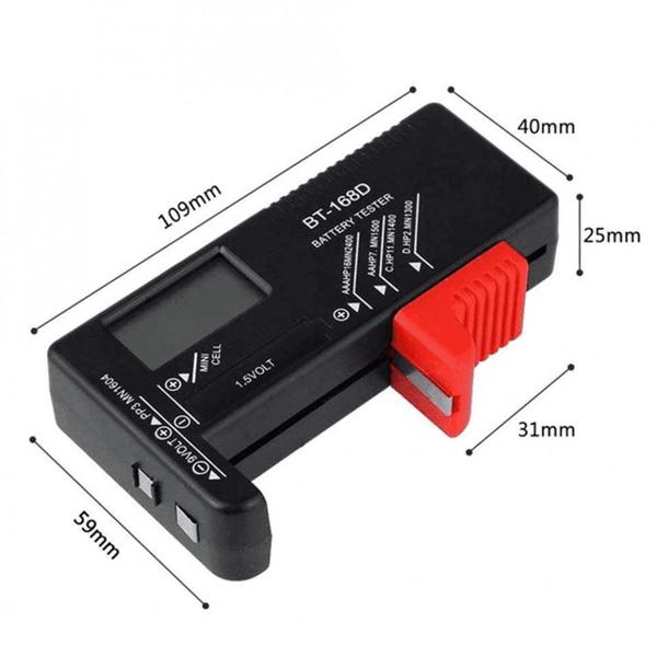 Imagem de Testador De Pilhas De 1.5v E Baterias De 9v Eficiênte BT168D