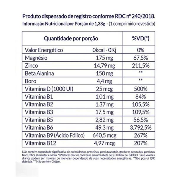 Imagem de Testosterol 1000 Homem 30 Comprimidos - Inove