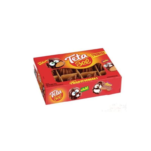 Teta Bel Tradicional ao Leite - Display com 168G - BEL CHOCOLATES Imagem de Teta Bel Tradicional ao Leite - Display com 168G