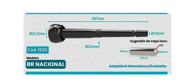 Imagem de Teteira Insuflador BrMilk Eurolatte Nacional 1020