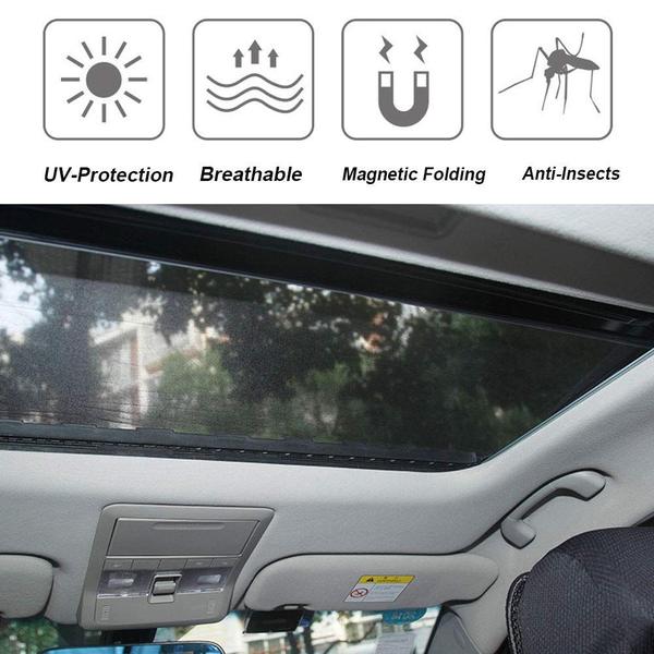 Imagem de Teto solar para carro Sun Shade TECUUL, malha respirável magnética