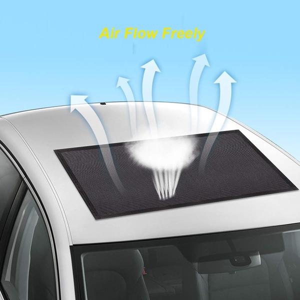 Imagem de Teto solar para carro Sun Shade TECUUL, malha respirável magnética