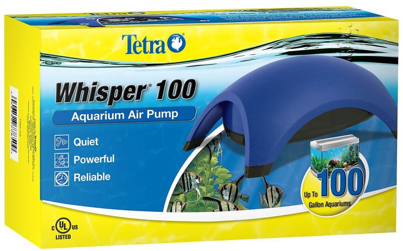 Imagem de Tetra 77850 Whisper Air Pump, para Aquários, Fluxo de Ar Silencioso e Poderoso, 60 a 100 Galões