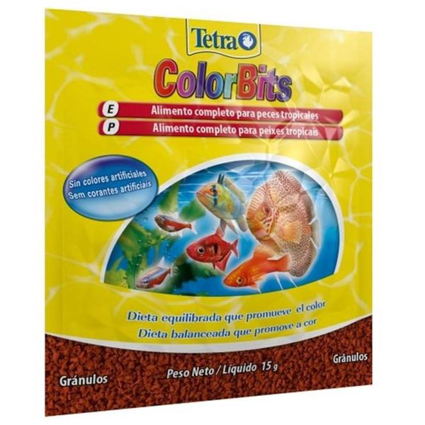 Tetra Colorbits Granules Sachet - 15 g Imagem de Tetra Colorbits Granules Sachet - 15 g