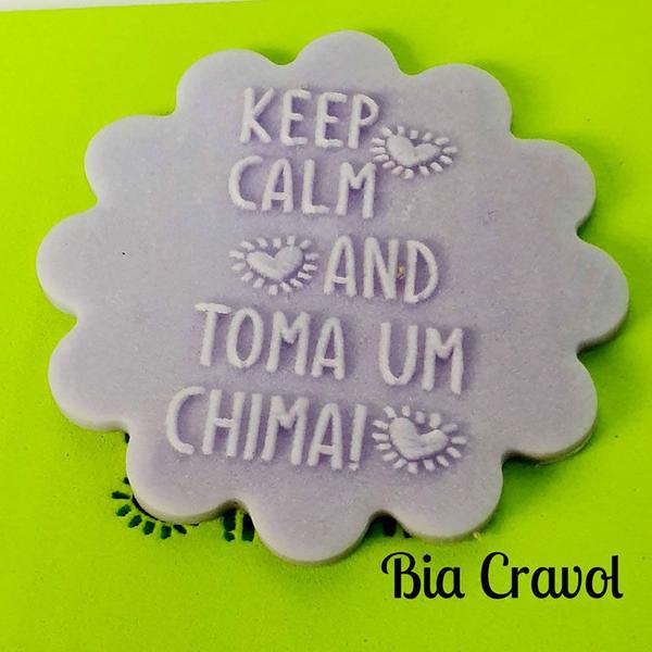 Imagem de Textura de Frase Cd 52 - Keep Calm and... - Emborrachado Especial