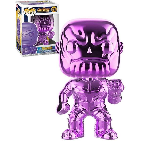 Imagem de Thanos (Cromado Roxo) Guerra Infinita - Marvel - Funko POP 415 - ORIGINAL