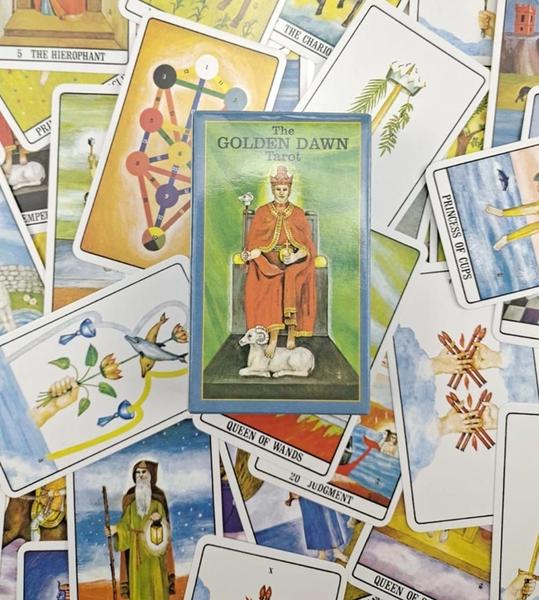 The Golden Dawn Tarot Deck Tarô Da Aurora Dourada Baralho de