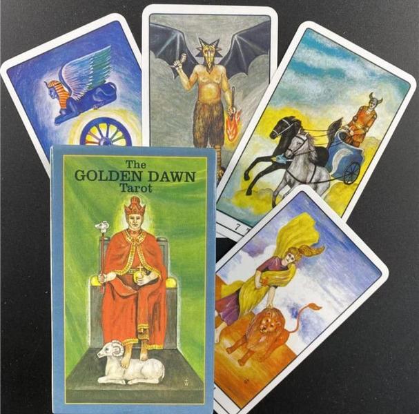 The Golden Dawn Tarot Deck Tarô Da Aurora Dourada Baralho de