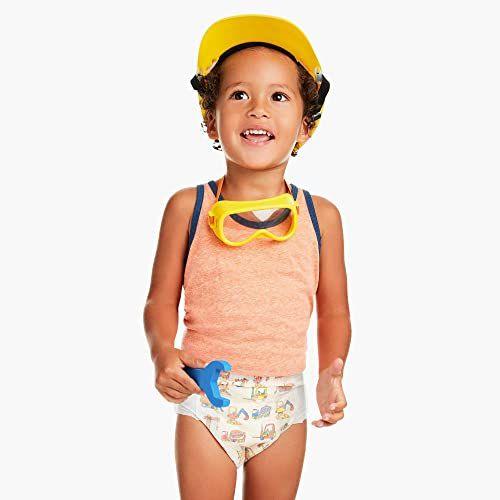 Imagem de The Honest Company Training Pants, Dinosaurs + Construction Zone, Size 2T/3T, 78 Count