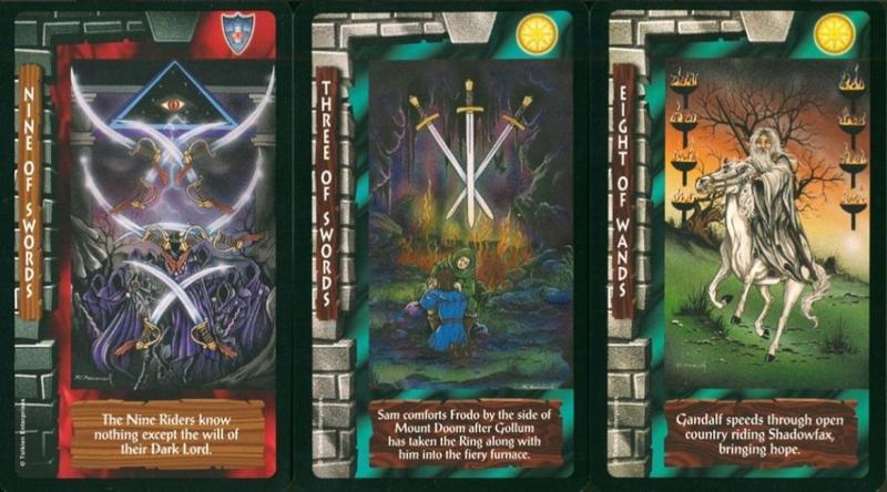 Imagem de The Lord Of The Rings Tarot Deck Tarô O Senhor Dos Anéis Baralho de Cartas de Oráculo