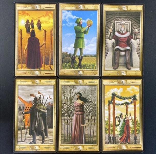 Imagem de The Pictorial Key Tarot Deck Tarô Da Chave Pictórica Baralho de Cartas de Oráculo