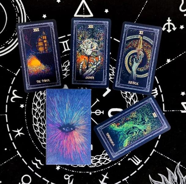 Imagem de The Prisma Visions Tarot Deck Tarô Das Visões Do Prisma Baralho de Cartas de Oráculo