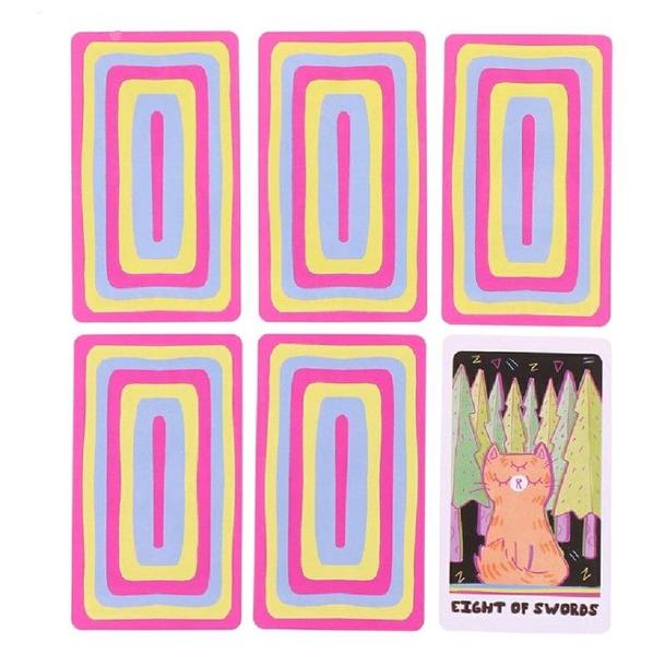 Imagem de The Weird Cat Tarot Deck Tarô Do Gato Estranho Baralho de Cartas de Oráculo