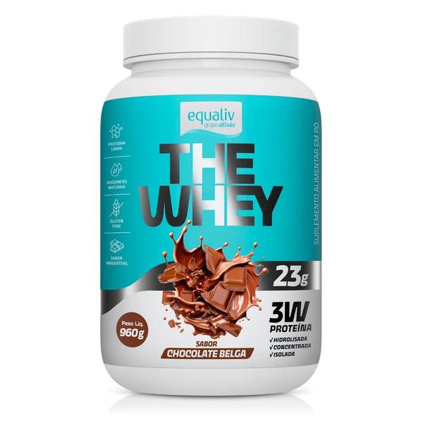 Imagem de The Whey 3W Chocolate Belga 960g Equaliv