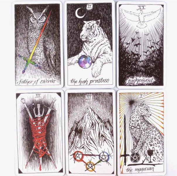 Imagem de The Wild Unknown Tarot Deck Tarô Selvagem Desconhecido Baralho de Cartas de Oráculo