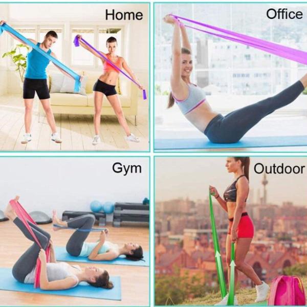 Thera Band Faixa Elástica Fisioterapia 1,5 metros Exercícios - OCCY Imagem de Thera Band Faixa Elástica Fisioterapia 1,5 metros Exercícios