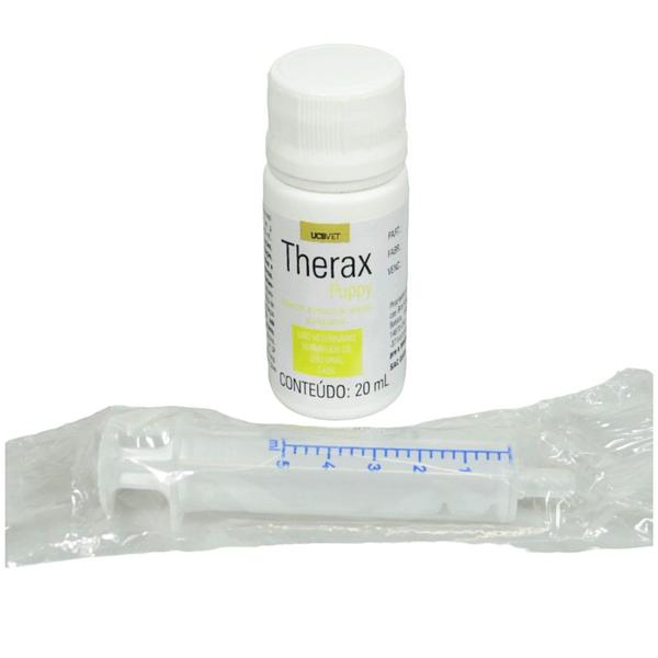 Imagem de Therax Puppy 20ml Vermífugo Para Cães ucbvet Kit Com 6