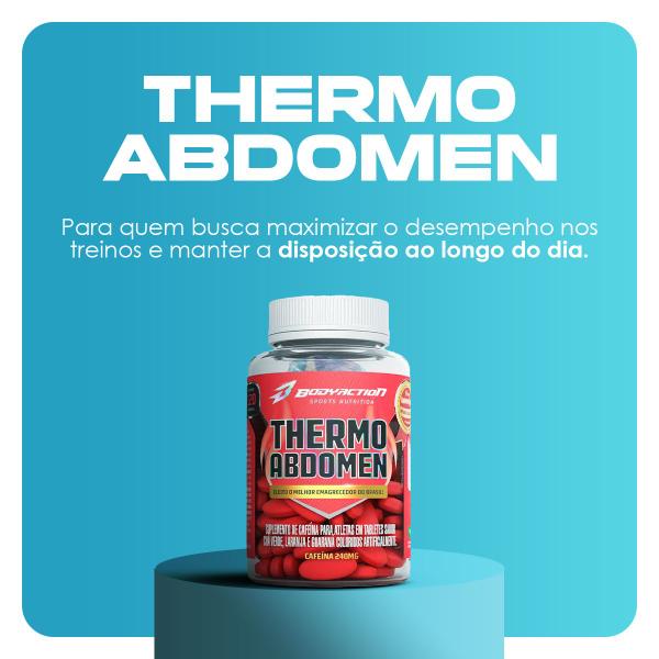 Imagem de Thermo abdomen com cafeína 120 tabletes  bodyaction