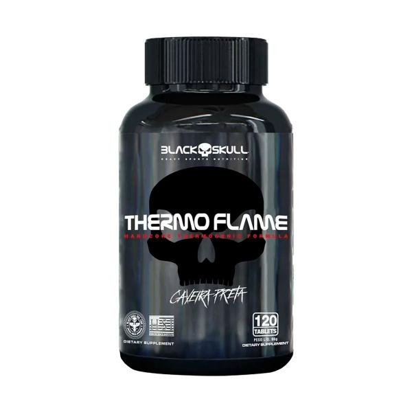 Imagem de Thermo Flame  Suplemento Termogênico - 60 Capsúlas  Black Skull