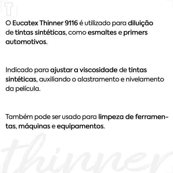 Imagem de Thiner eucatex 900ml ref 9116