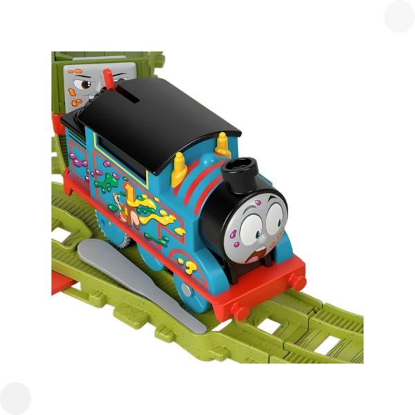 Thomas e seus amigos pista Entrega de Tinta HTN34 - Mattel - Fisher Price Imagem de Thomas e seus amigos pista Entrega de Tinta HTN34 - Mattel