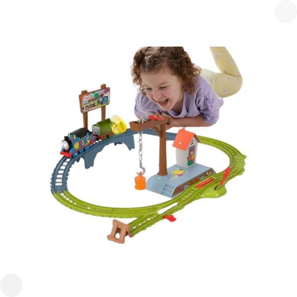 Thomas e seus amigos pista Entrega de Tinta HTN34 - Mattel - Fisher Price Imagem de Thomas e seus amigos pista Entrega de Tinta HTN34 - Mattel