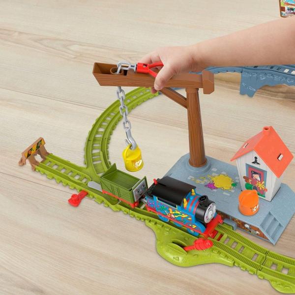 Imagem de Thomas e Seus Amigos Pista Entrega De Tintas - Mattel HTN34