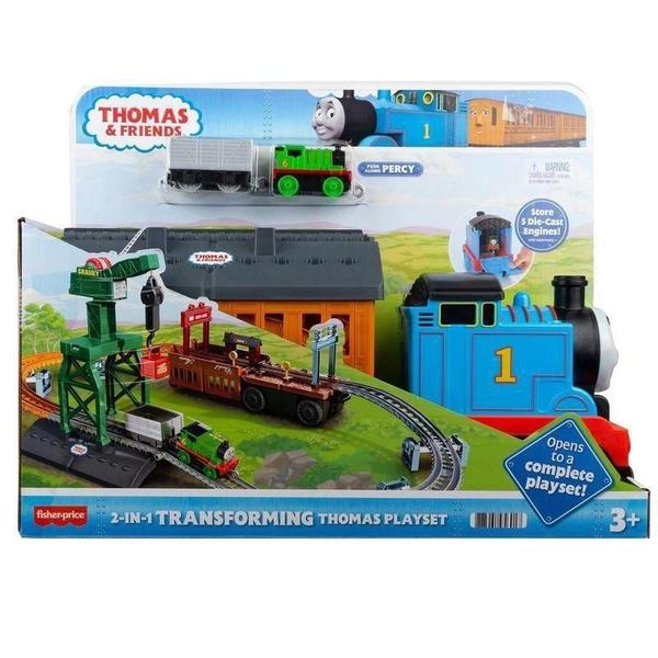 Imagem de Thomas E Seus Amigos Playset Transformável 2Em1 Mattel Gxh08