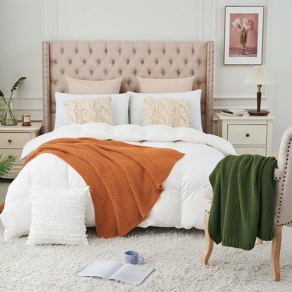 Imagem de Throw Bedding Longhui Bedding Chunky Cable Knit 100% algodão