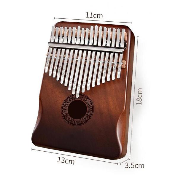 Imagem de Thumb Piano Wokex, Kalimba de madeira portátil de 17 teclas para crianças/adultos