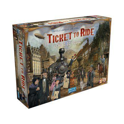 Imagem de Ticket to Ride Legacy: Lendas do Oeste Jogo de Tabuleiro Board Game Pt Br