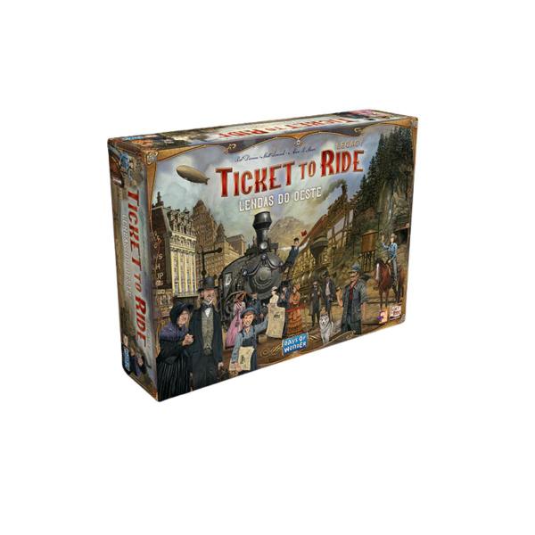 Imagem de Ticket to Ride Legacy Lendas do Oeste - Jogo de Tabuleiro