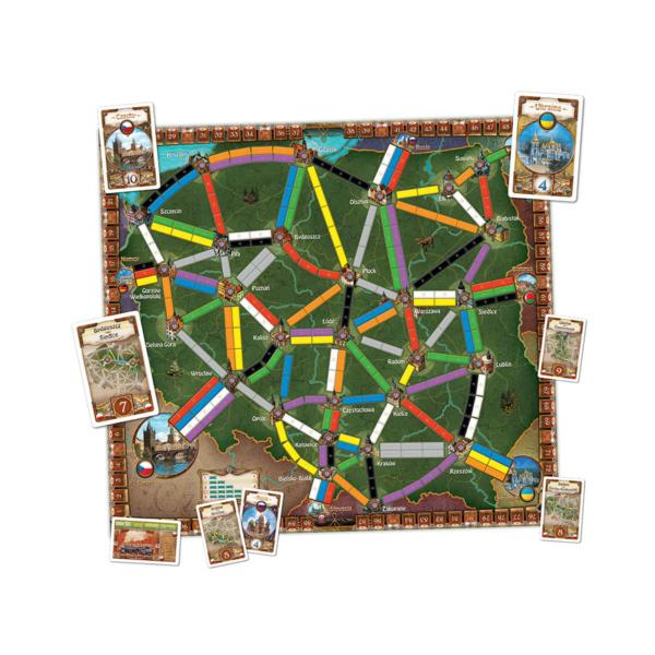 Imagem de Ticket to Ride: Polônia (Expansão)  JogoTabuleiro -Galápagos