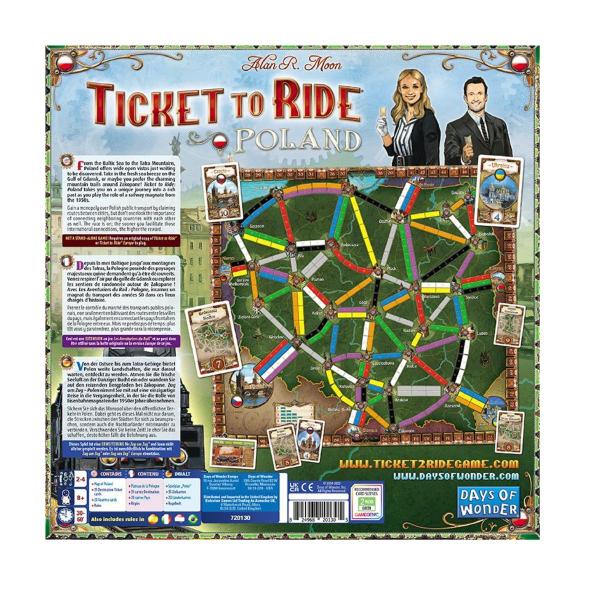 Ticket to Ride: Polônia (Expansão) JogoTabuleiro -Galápagos - Galápagos Jogos Imagem de Ticket to Ride: Polônia (Expansão) JogoTabuleiro -Galápagos