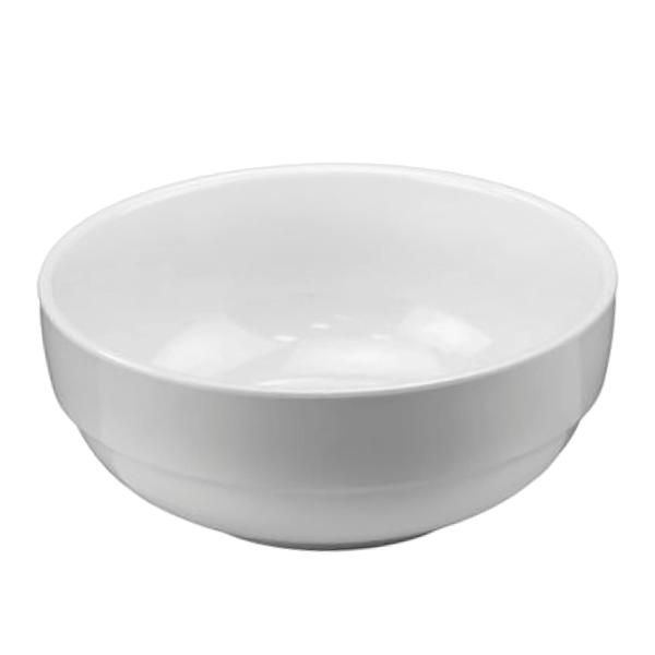 Imagem de Tigela Alta Saladeira Bowl Melamina Branca Redonda 21Cm