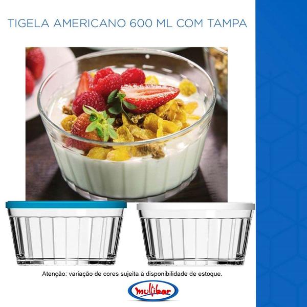 Imagem de Tigela Americano 600 ml com Tampa Nadir