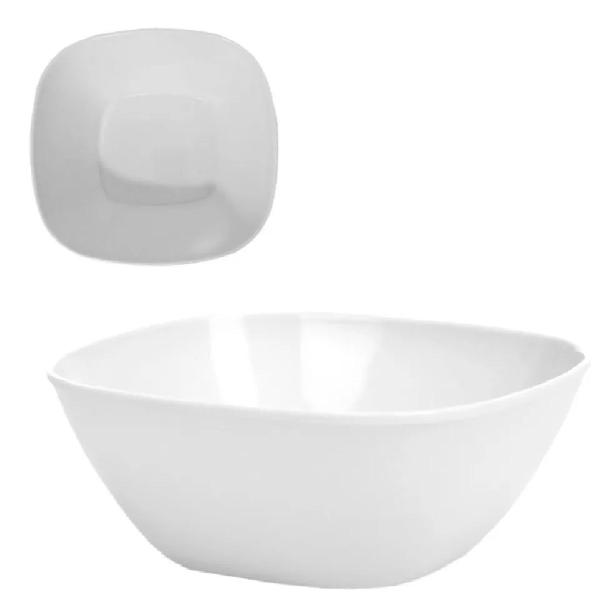 Imagem de Tigela Bowl 760ml Petiscos Sobremesa Quadrada Em Melamina