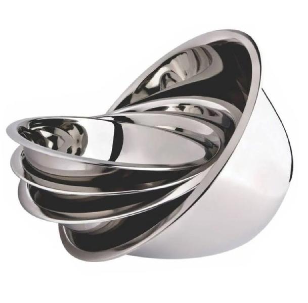 Imagem de Tigela Bowl Aço Inox Profissional 14 x 7cm Multiuso Utensilio Preparacao Cozinha