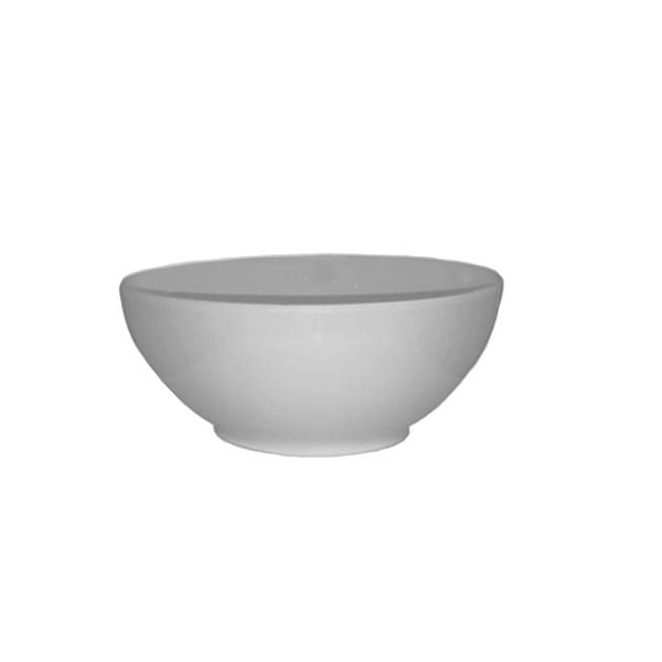 Imagem de Tigela Bowl Branco Oval 18x16cm Sopas Caldos 900ml Melamina Resistente Branco