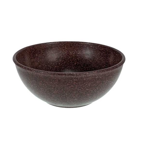 Imagem de Tigela Bowl Cumbuca 1L Salada Açai Sopa Marrom BPA Free 6un