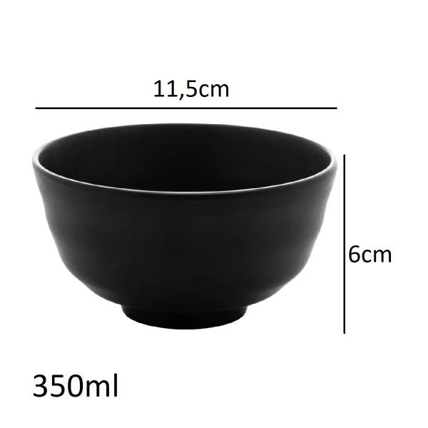 Imagem de Tigela Bowl em Melamina Toquio Sushi Ceviche Shimeji 350ml