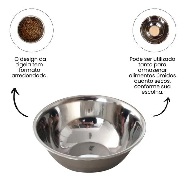 Imagem de Tigela bowl Inox 18cm 750ml