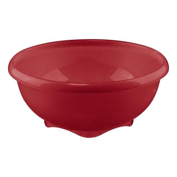 Imagem de Tigela Bowl Plástico Multiuso 4,3L Vermelho Sr315/3 Sanremo