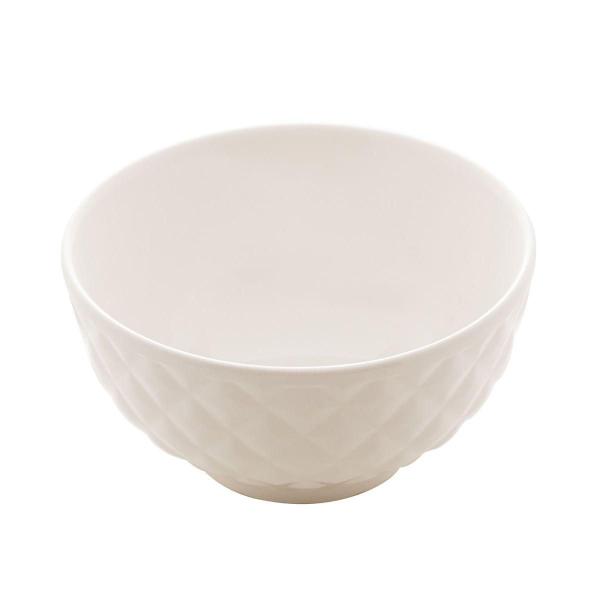 Imagem de Tigela Bowl Porcelana Branco Caldo Sopa Salada Açai 350ML