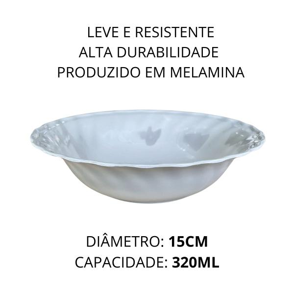 Imagem de Tigela Bowl Pote Melamina Sorvetes Açaí Sobremesa 320ml