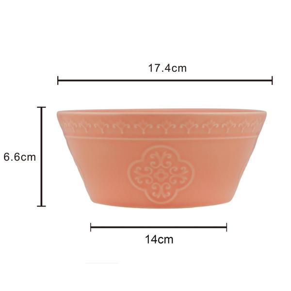 Imagem de TIGELA BOWL WOLFF PORCELANA TILES BLUSH 15cm - URBAN