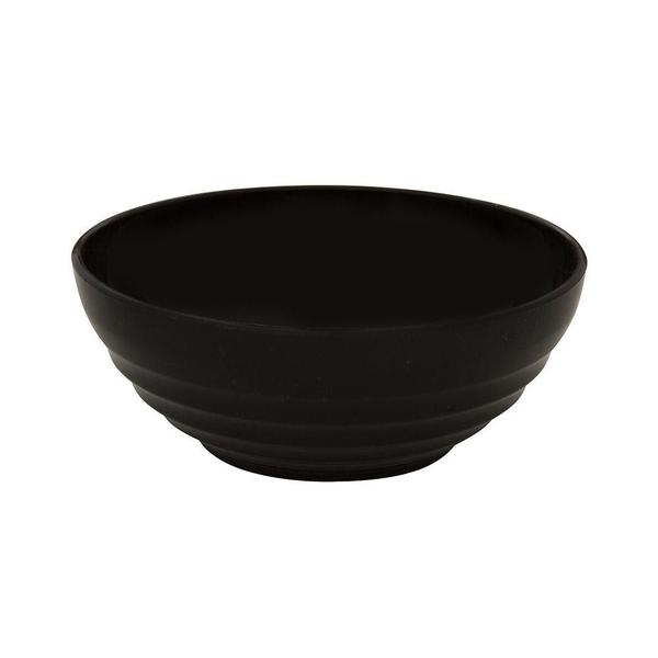 Imagem de Tigela Cumbuca Bowl Oriental Redondo 500ml Preto em Polipropileno Linha Premium Tropical VEM