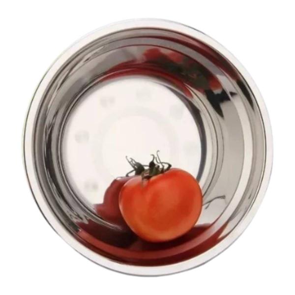 Imagem de Tigela Cumbuca Inox Funda Redonda 2500ml para Porções Salada